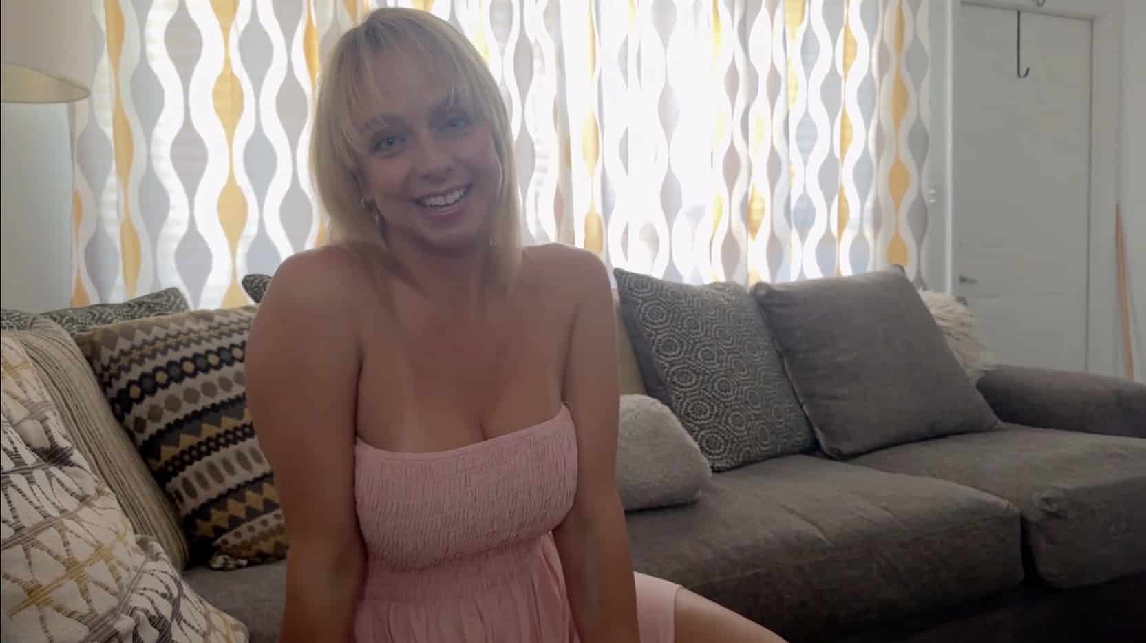 Useless Step Son Comforted By Gorgeous Loving Huge Tits Blonde Step Mom - Goddess Brianna Beach